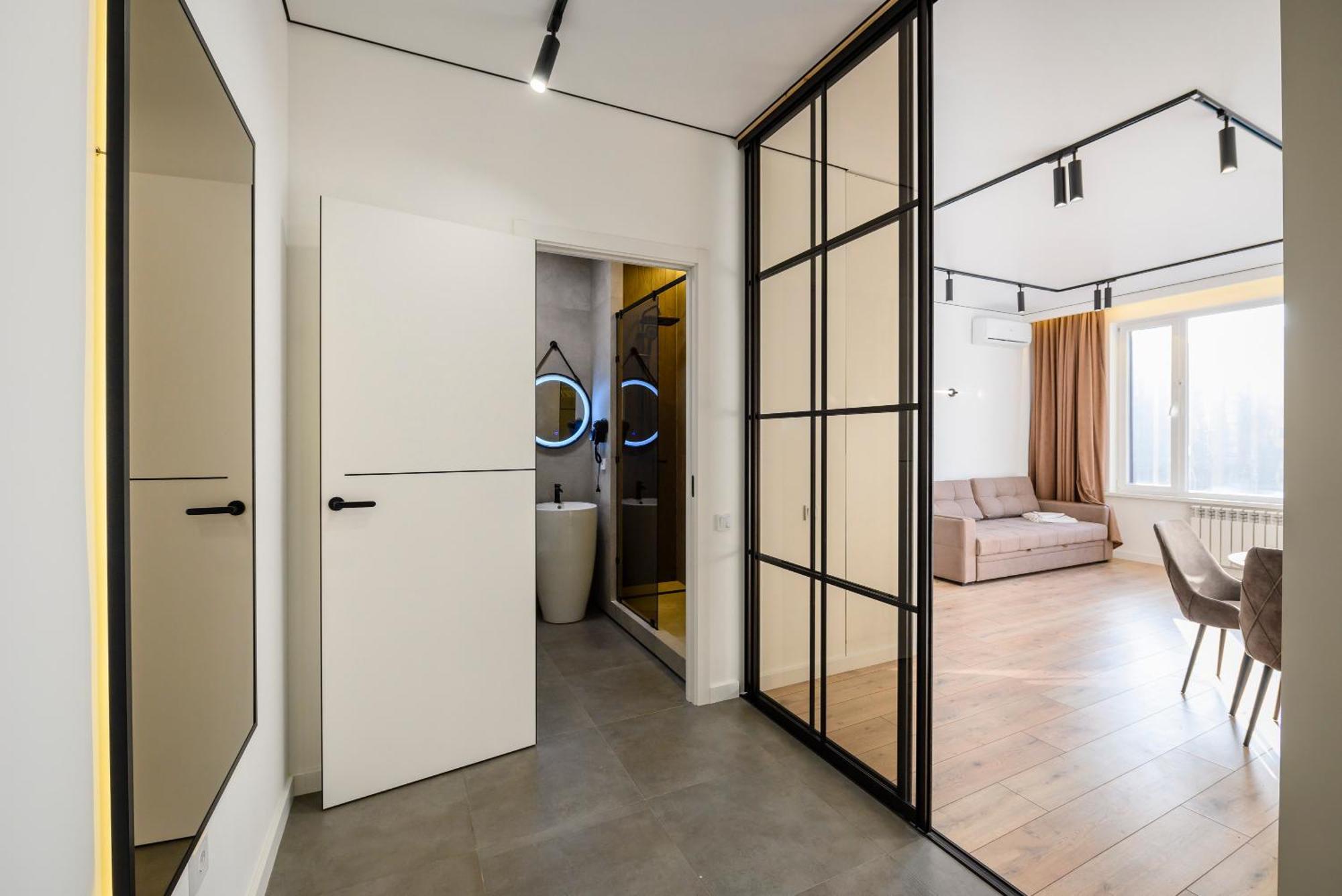 5 New Business-Class Apartments R-House Near Mega Almaty Exterior foto